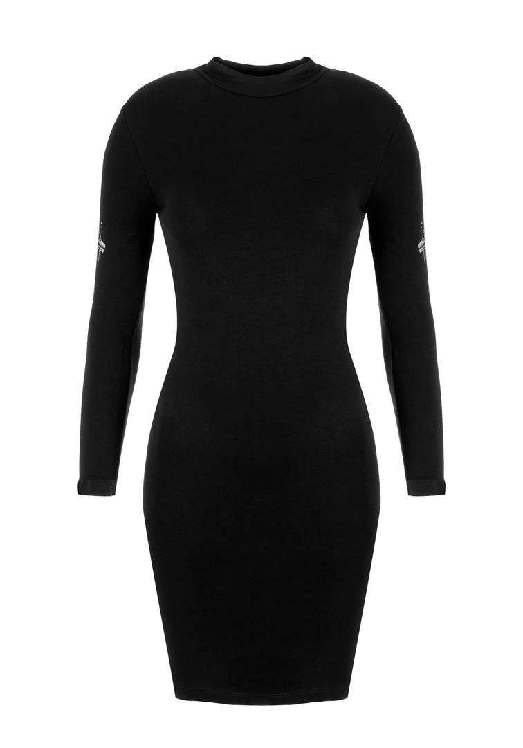 DDS1 SKULTRO MOCK NECK BODYCON DRESS Coming Soon 10 DDS1 SKULTRO MOCK NECK BODYCON DRESS Coming Soon