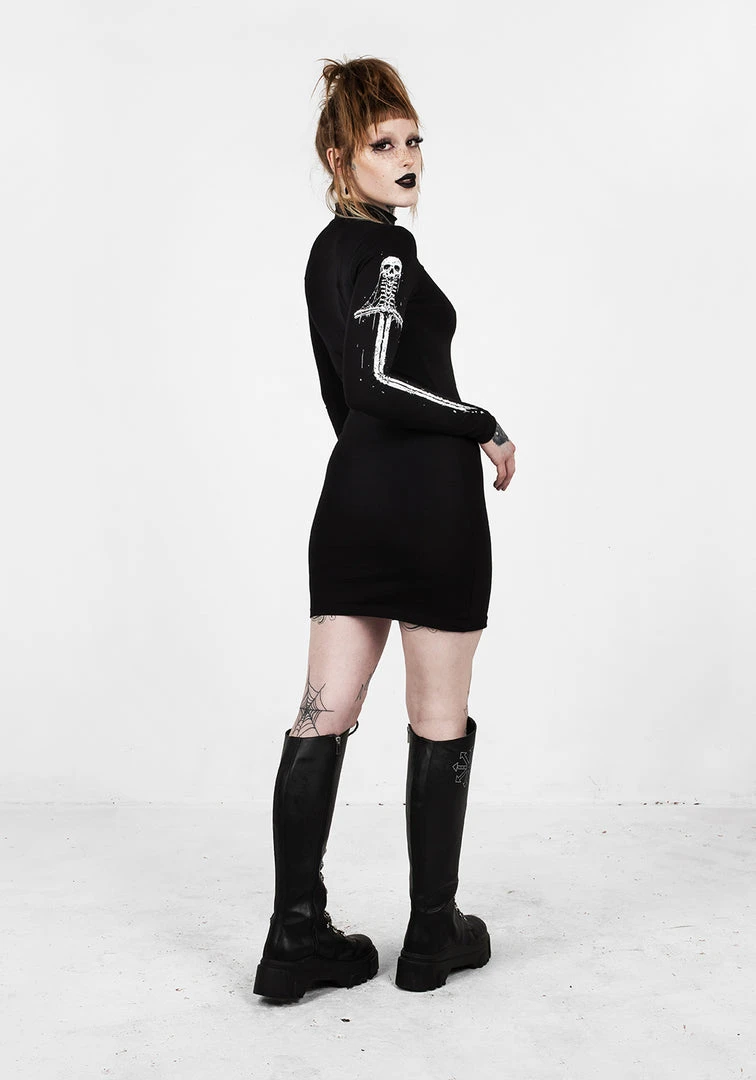 DDS1 SKULTRO MOCK NECK BODYCON DRESS Coming Soon 5 DDS1 SKULTRO MOCK NECK BODYCON DRESS Coming Soon