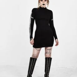 DDS1 SKULTRO MOCK NECK BODYCON DRESS Coming Soon 17 DDS1 SKULTRO MOCK NECK BODYCON DRESS Coming Soon