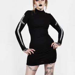 DDS1 SKULTRO MOCK NECK BODYCON DRESS Coming Soon 16 DDS1 SKULTRO MOCK NECK BODYCON DRESS Coming Soon