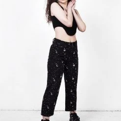 DEN1 CELESTIAL EMBROIDERED JEANS 22 DEN1 CELESTIAL EMBROIDERED JEANS