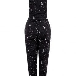 DEN1 CELESTIAL EMBROIDERED DUNGAREES 17 DEN1 CELESTIAL EMBROIDERED DUNGAREES