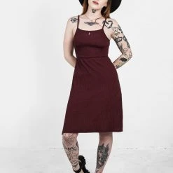 DES1 MUNDI SHIRRED MIDI DRESS