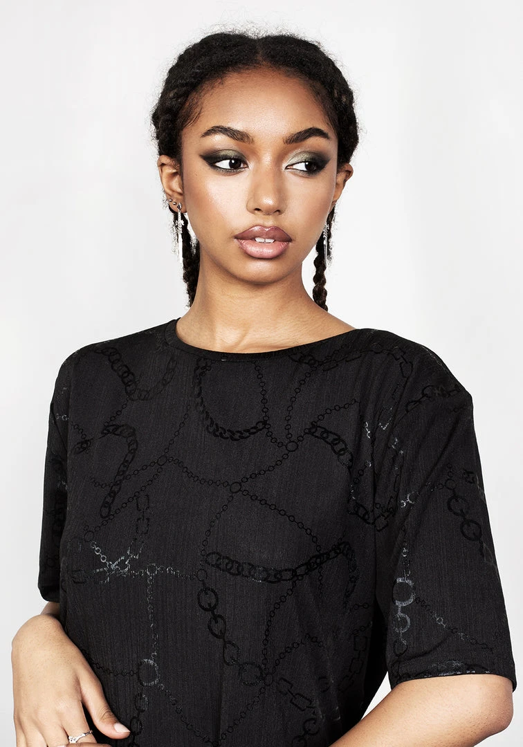 DMT1 Clothing FORTUNE OVERSIZED TEE DRESS 4 DMT1 Clothing FORTUNE OVERSIZED TEE DRESS