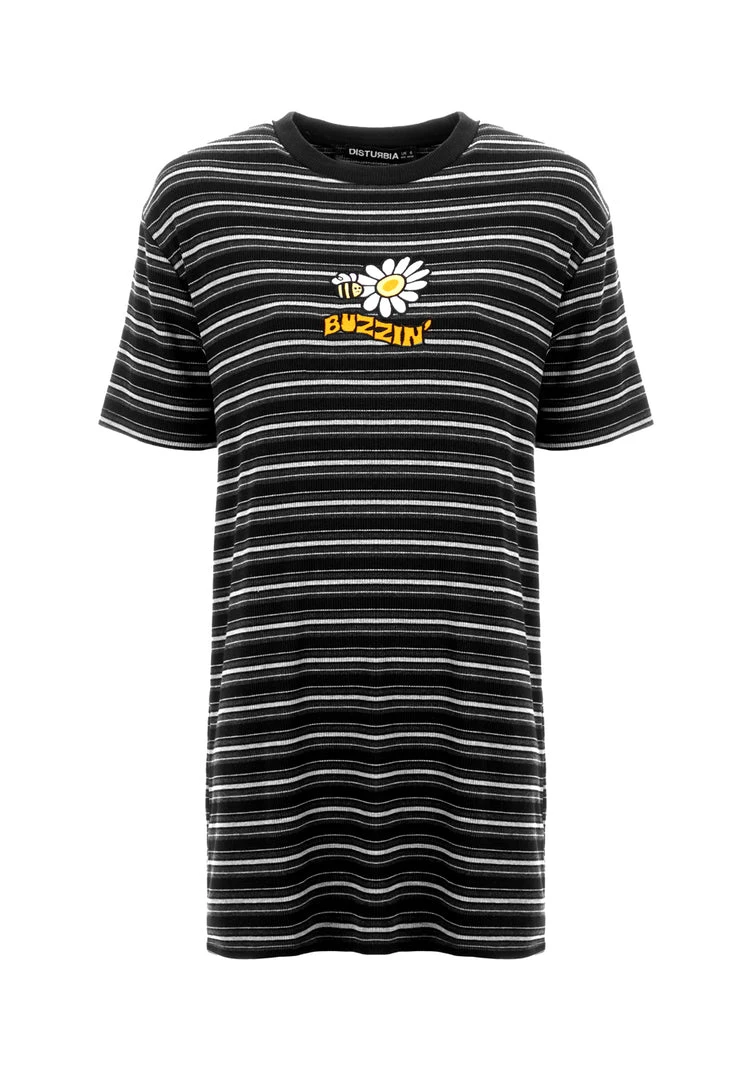 DMT1 Buzzin Stripe Tee Dress 8 DMT1 Buzzin Stripe Tee Dress