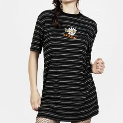 DMT1 Buzzin Stripe Tee Dress