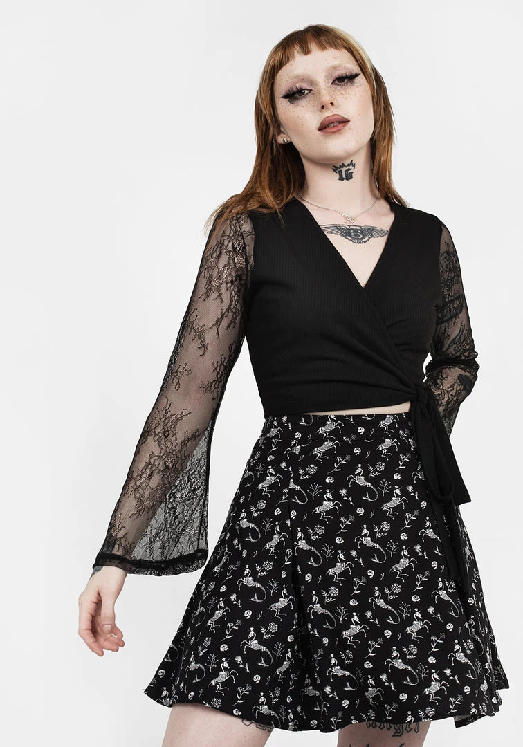 DMT1 WALLFLOWER JERSEY WRAP TOP Women 3 DMT1 WALLFLOWER JERSEY WRAP TOP Women