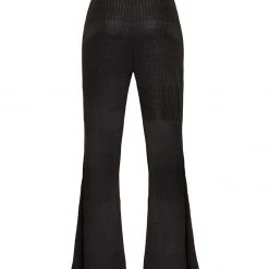 DMT1 Clothing COYOTE FRINGED JERSEY FLARES