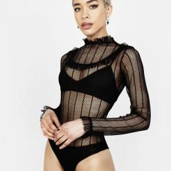 DMT1 Solemn Ruffle Bodysuit Clothing
