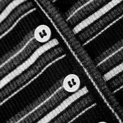 DMT1 Rave Stripe Short Sleeve Cardigan 19 DMT1 Rave Stripe Short Sleeve Cardigan