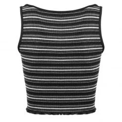 DMT1 Hardcore Stripe Crop Vest Women