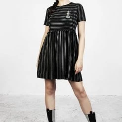 DMT1 Space Cakes Stripe Mini Dress Women