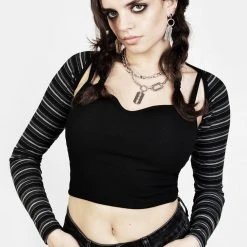 DMT1 Gwen 90s Cami Top And Stripe Cardigan Women