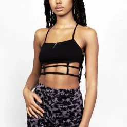 DMT1 OBLIVION STRAPPY CAGED BRALET
