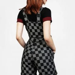 JB1 KERB DENIM SHORT DUNGAREES