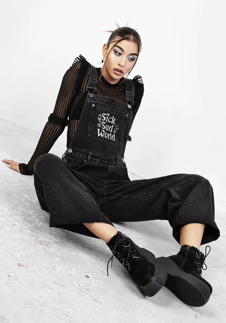 JB1 MORBID SLOUCHY DUNGAREES 12 JB1 MORBID SLOUCHY DUNGAREES