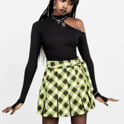 LVT1 Clothing NOCTURA CHECK SKORT