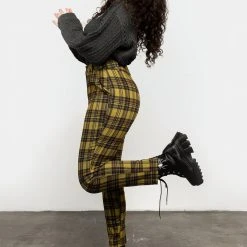 LVT1 Albertine Skinny Check Trousers