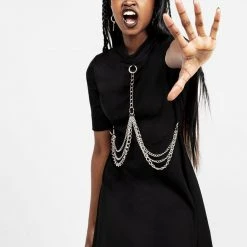 LVT1 Clothing Lita Harness Mini Dress