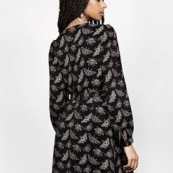 LVT1 MORTMOTH WRAP MINI DRESS Coming Soon