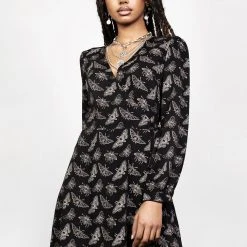 LVT1 MORTMOTH WRAP MINI DRESS Coming Soon