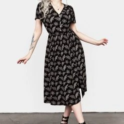 LVT1 MORTMOTH SHORT SLEEVE MIDI DRESS 16 LVT1 MORTMOTH SHORT SLEEVE MIDI DRESS