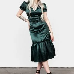 LVT1 MOSS MIDI TIER DRESS Women