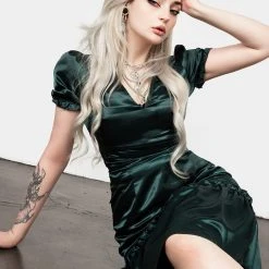 LVT1 MOSS MIDI TIER DRESS Women