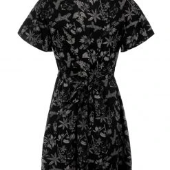 LVT1 Poisonous Plants Wrap Mini Dress Coming Soon