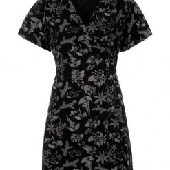 LVT1 Poisonous Plants Wrap Mini Dress Coming Soon