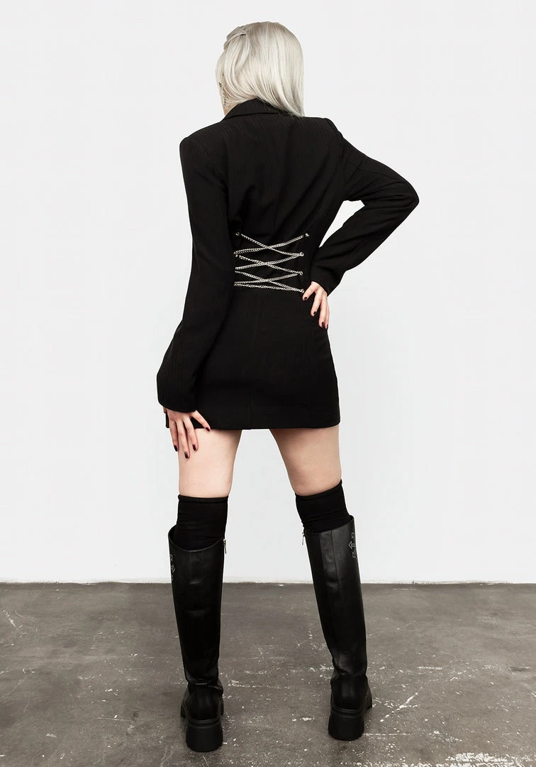 LVT1 Juno Blazer Dress Women 7 LVT1 Juno Blazer Dress Women