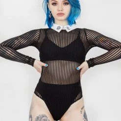 MET1 DIONYSUS CONTRAST COLLAR BODY Clothing