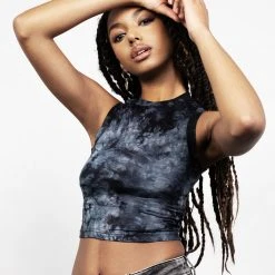 MET1 Women DRACONIC TIE DYE TANK TOP 12 MET1 Women DRACONIC TIE DYE TANK TOP