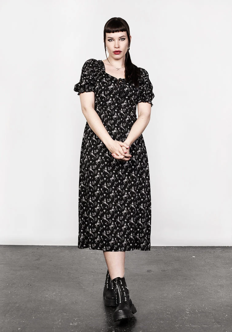 MET1 Women MAKEBELIEVE LACE UP MIDI DRESS 7 MET1 Women MAKEBELIEVE LACE UP MIDI DRESS