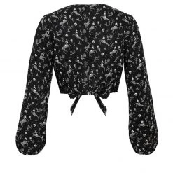 MET1 Women MAKEBELIEVE TIE FRONT CROP TOP 18 MET1 Women MAKEBELIEVE TIE FRONT CROP TOP