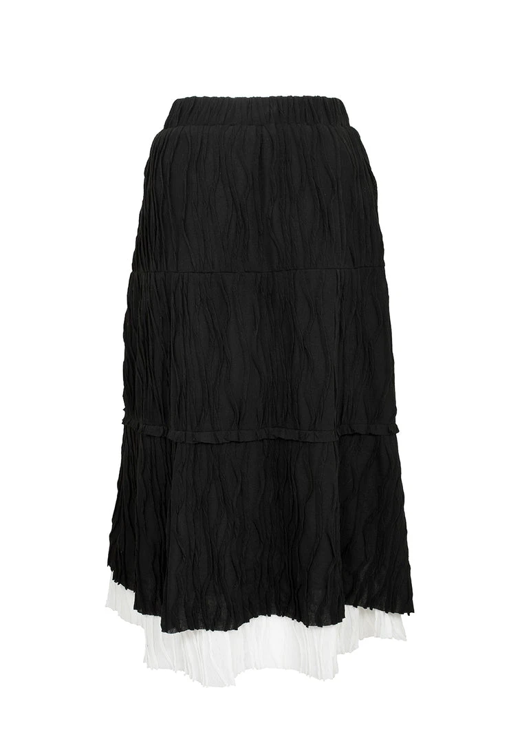 MET1 MUTINY LAYERED MIDI SKIRT 9 MET1 MUTINY LAYERED MIDI SKIRT