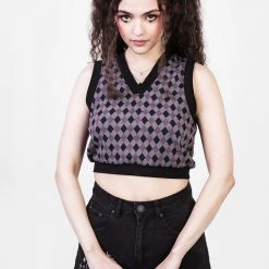 MET1 CLOWNTEARS V NECK VEST Women