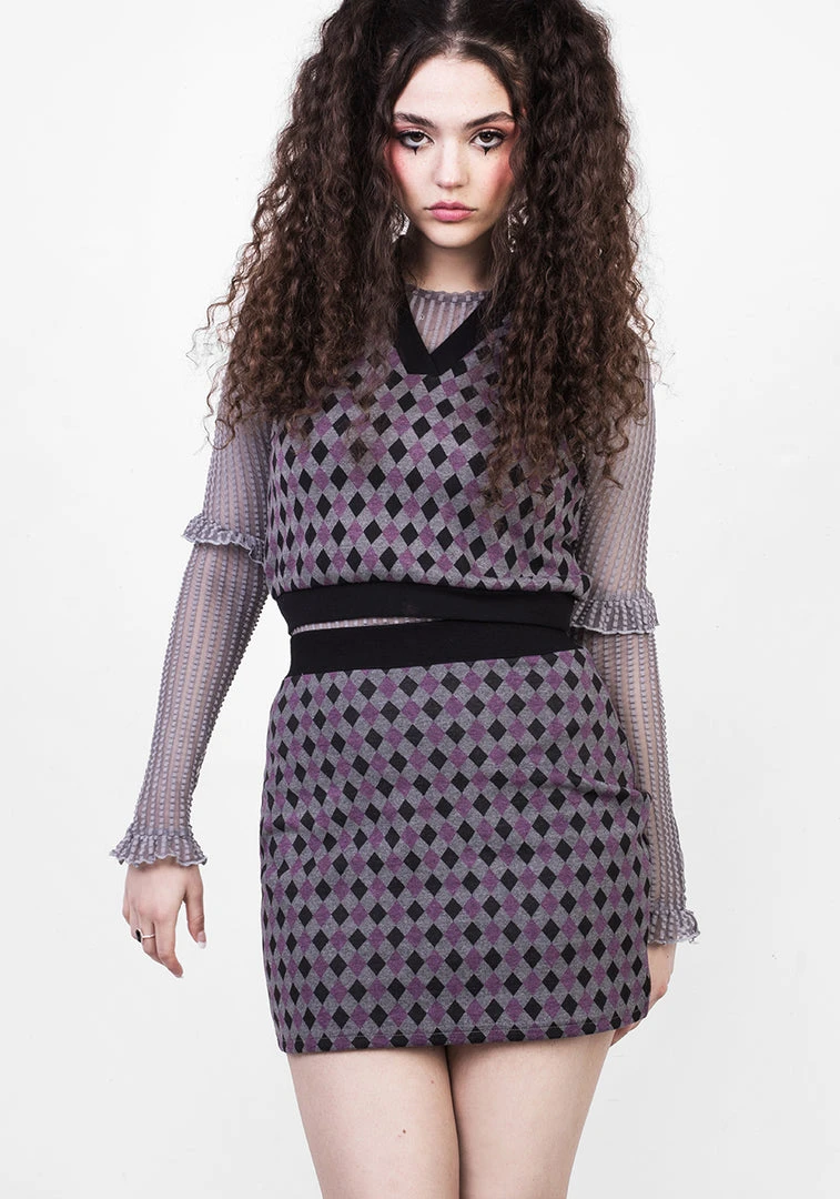 MET1 CLOWNTEARS MINI SKIRT 3 MET1 CLOWNTEARS MINI SKIRT