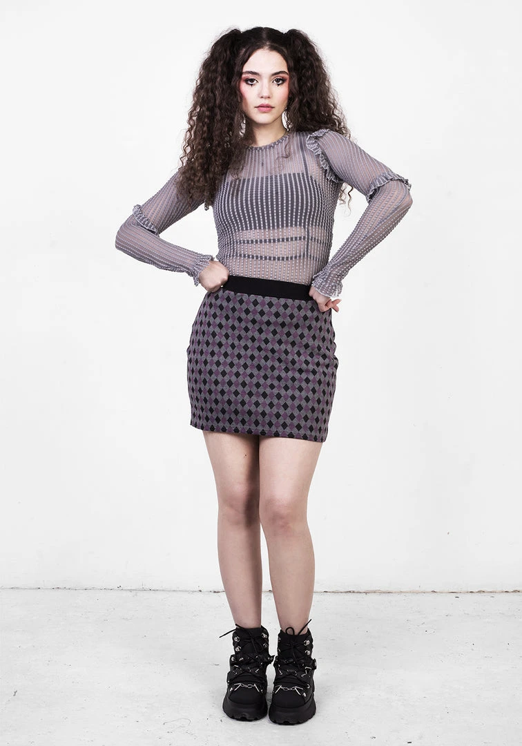 MET1 CLOWNTEARS MINI SKIRT 4 MET1 CLOWNTEARS MINI SKIRT