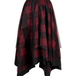 MET1 Women CIRQUE LAYERED TULLE MIDI SKIRT