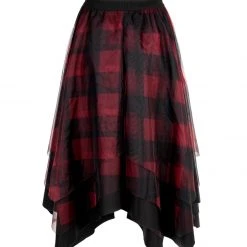 MET1 Women CIRQUE LAYERED TULLE MIDI SKIRT