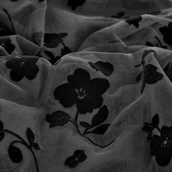 MET1 Women STEVIE FLOCKED MIDI DRESS