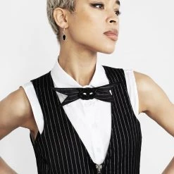 MET1 Women NIGHTMARE CAT BOW TIE