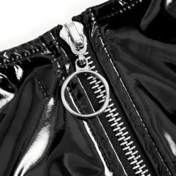 MET1 Women HELLBOUND VINYL CROP TOP