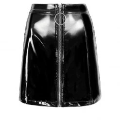 MET1 Women SINISTER MINI VINYL SKIRT
