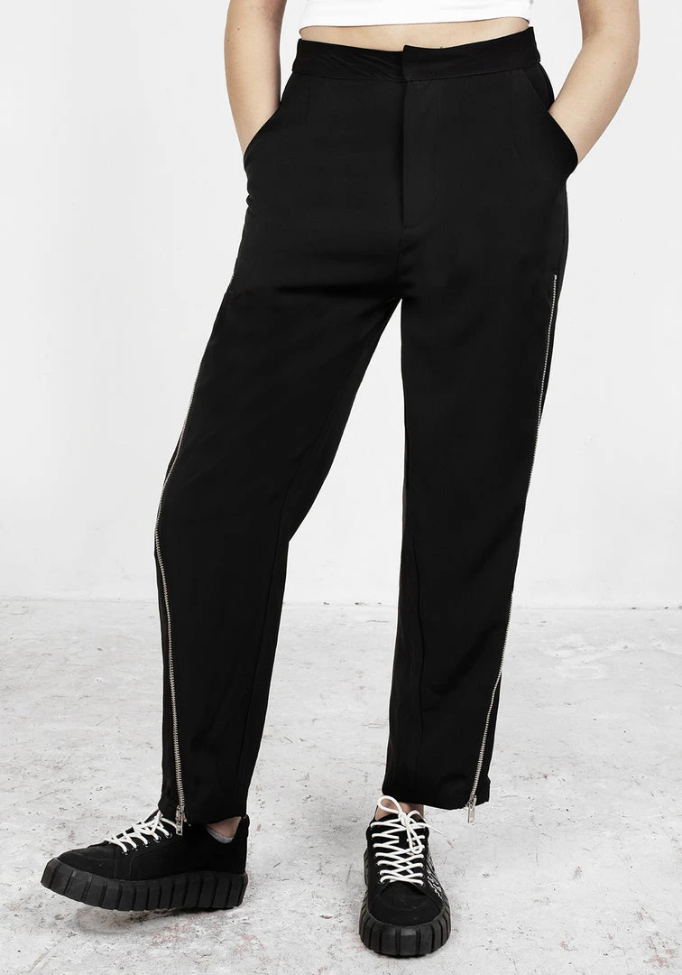 MET1 Women Proto Zip Up Tailored Trousers 4 MET1 Women Proto Zip Up Tailored Trousers
