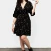 MET1 Blithe Kimono Wrap Mini Dress