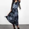 MET1 DRACONIC TIE DYE MIDI SKATER DRESS 2 MET1 DRACONIC TIE DYE MIDI SKATER DRESS