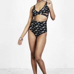 MIF1 Women Mortmoth Cut-Out Swimsuit