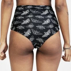 MIF1 Women Mortmoth Twist High-Waisted Bikini Bottom